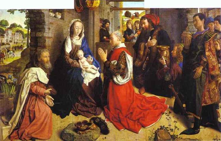 Hugo van der Goes Adoration of the Magi oil painting picture